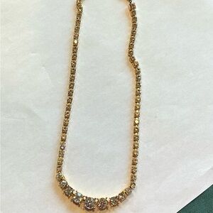 Vintage Monet Graduated Clear Rhinestones